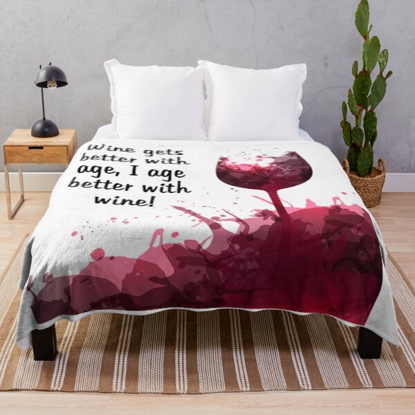 Item preview, Wine gets better with age, I age better with wine. designed and sold by MindfulStoic.
