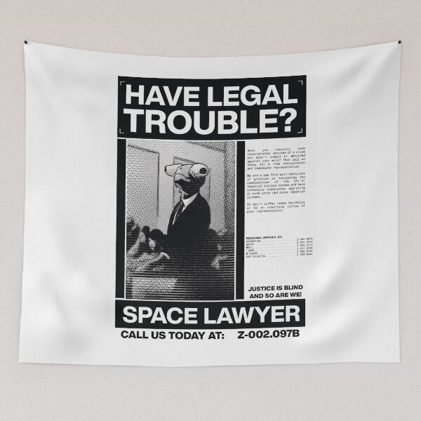 Artikelvorschau, Starjammers' Space Lawyer-Flyer entworfen und verkauft von 90sOE.