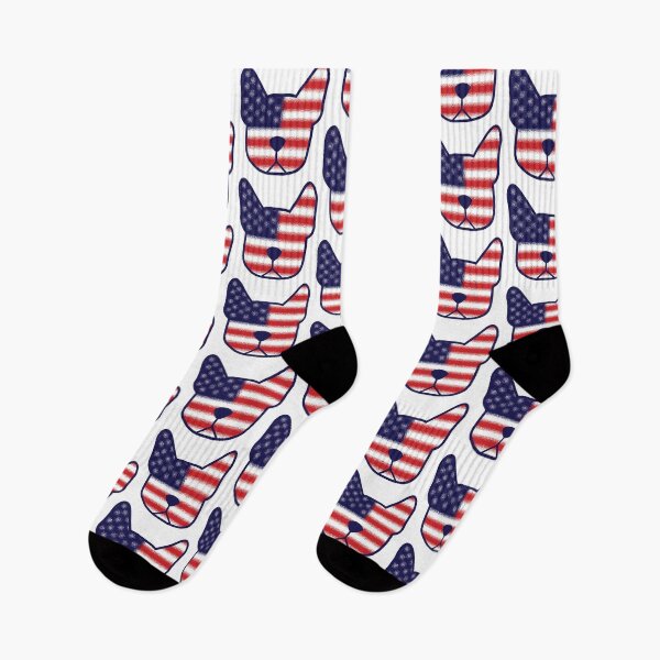 Item preview, American flag Boston Terrier - patriotic dog - USA Boston Terrier dog - Red, White, Blue Bostons, American Gentleman designed and sold by smooshfaceutd.