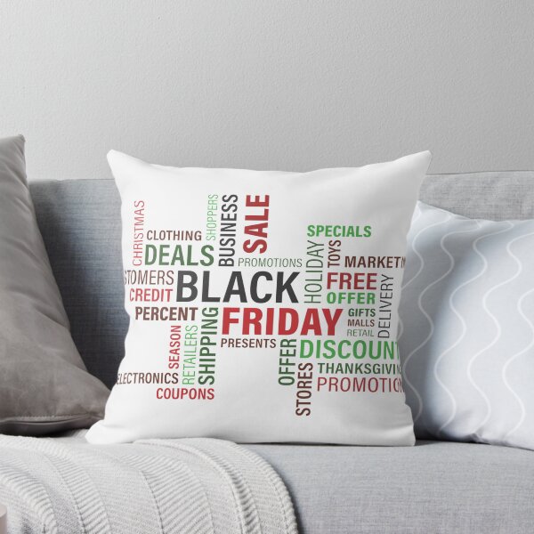 Item preview, Black Friday Noir et rouge silhouette femme shopping designed and sold by Sitamood.
