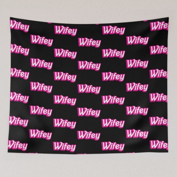 Item preview, Wifey in cute bubble pink font designed and sold by jazzydevil.
