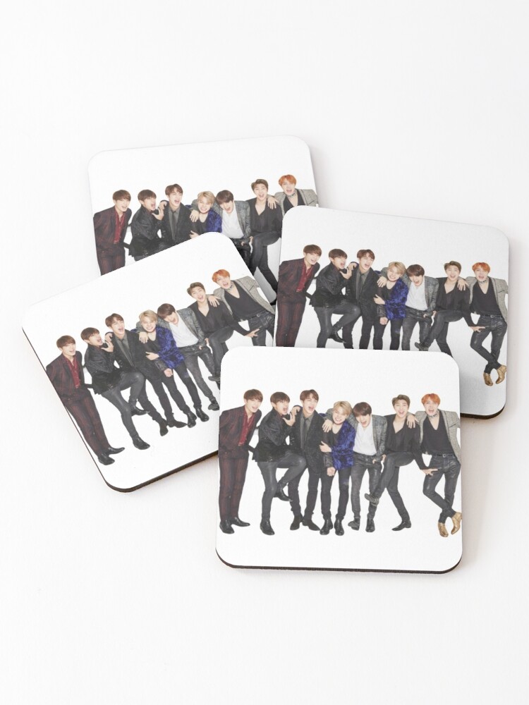 Bts Blood Sweat And Tears Era Coasters Set Of 4 By Drakon Redbubble