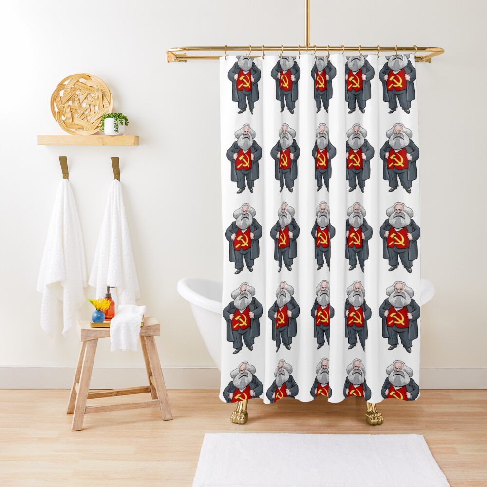 Karl Marx Shower Curtain