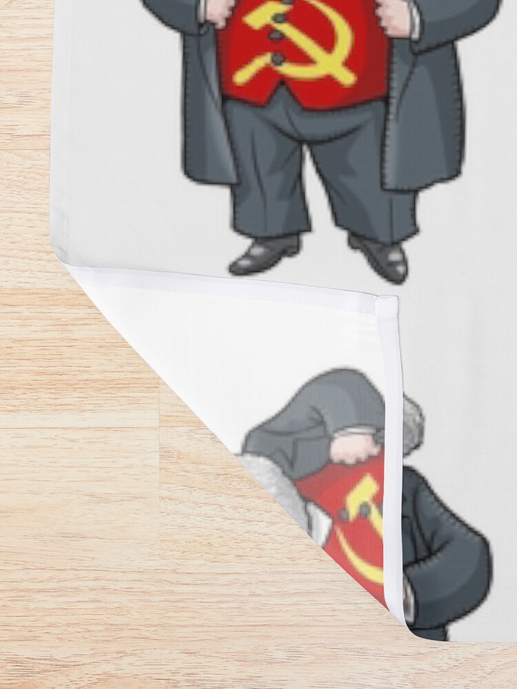 Alternate view of Karl Marx Shower Curtain