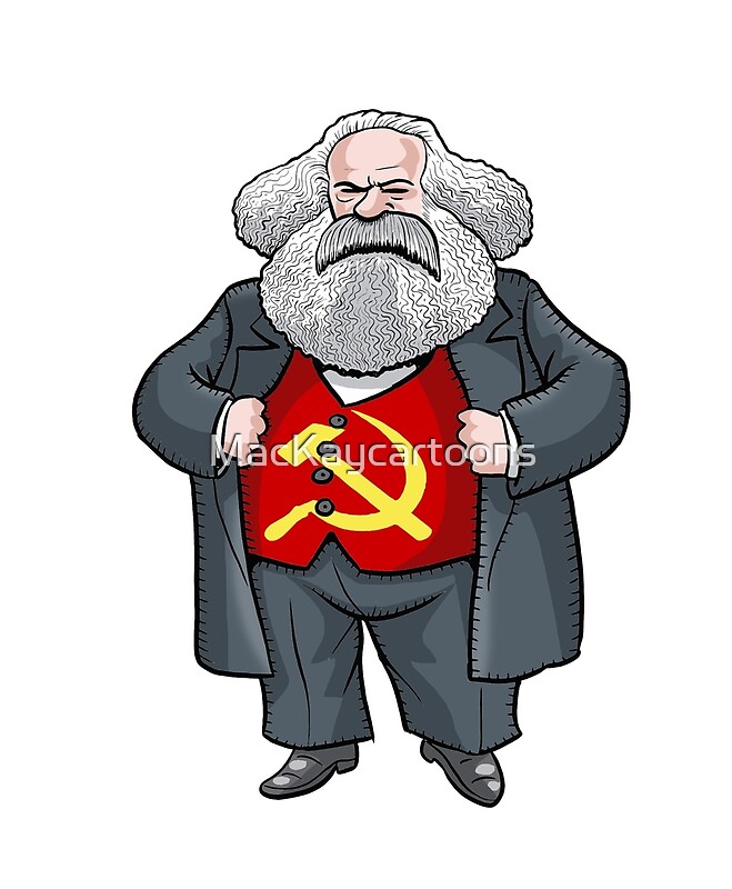 "Karl Marx" by MacKaycartoons | Redbubble