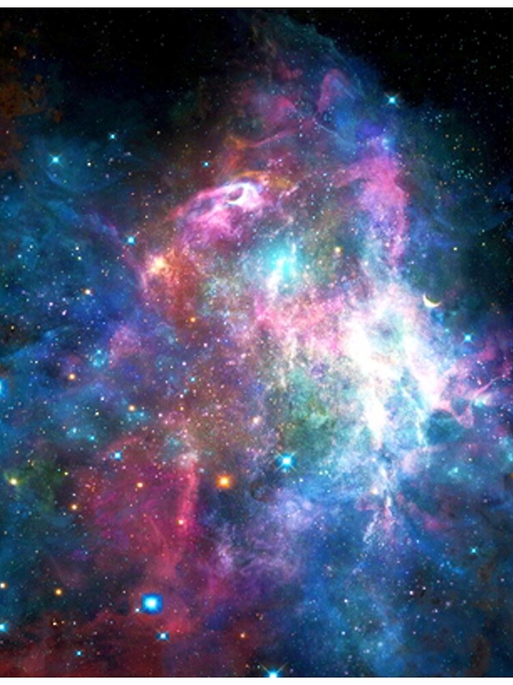 Discover Nebula Galaxy Print Mini Skirt