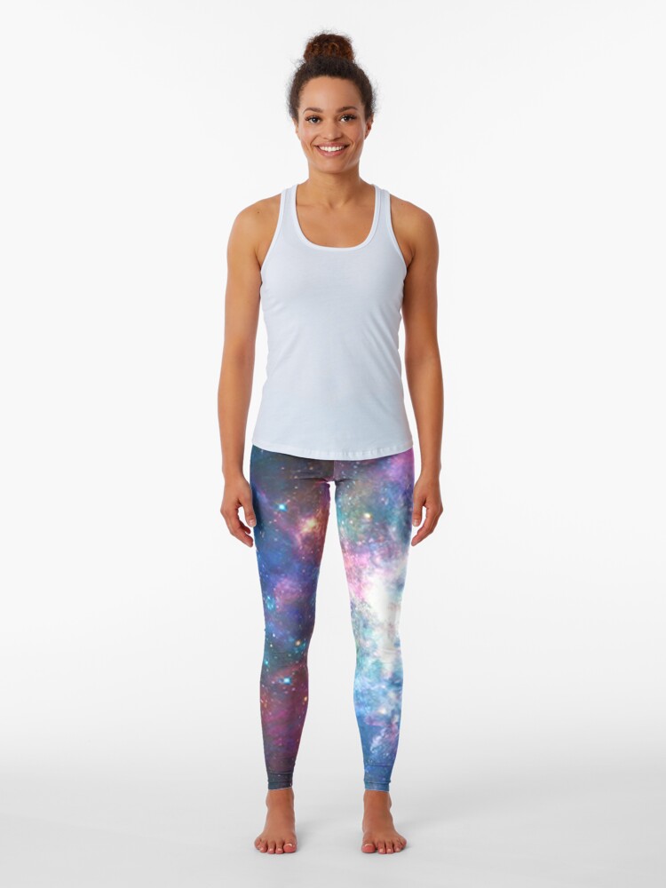 Nebula Galaxy Print Leggings for Sale by NancyAnnDesign
