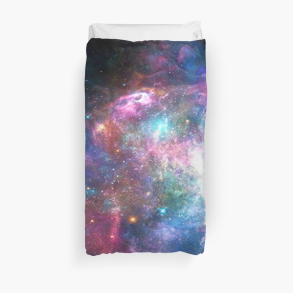 Nebula Galaxy Print Duvet Cover