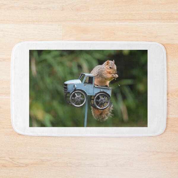 Item preview, Squirrel On feeder designed and sold by NicoleFrederick.