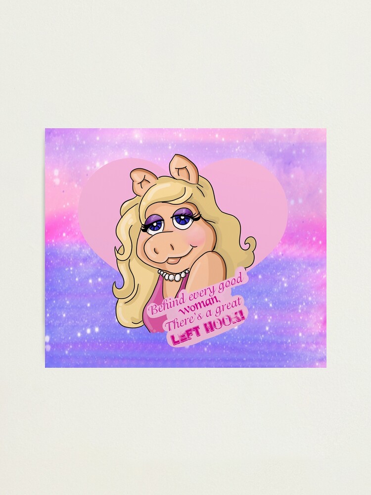 Miss Piggy Muppet 1 Photographic Print for Sale by bethanderson