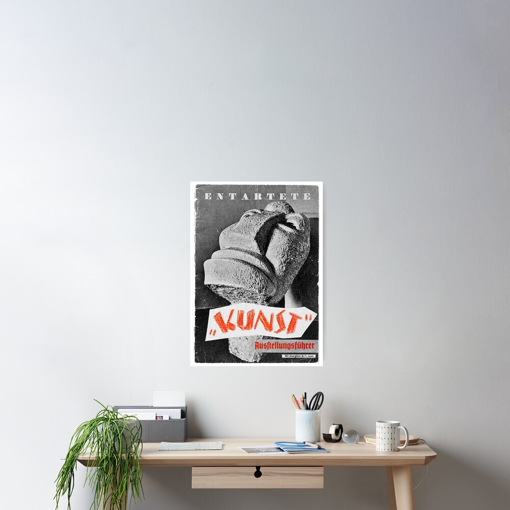 "Entartete Kunst (Degenerate Art Exhibition Program)" Poster for Sale