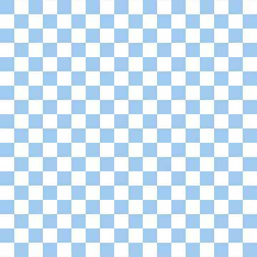 Poster for Sale mit WeiB und Baby Blue Checkerboard von ColorsPatterns Redbubble