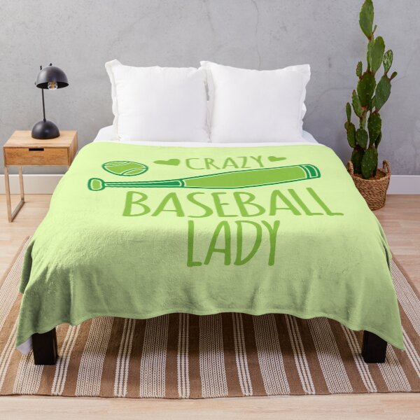 Item preview, Crazy Baseball Lady in green designed and sold by jazzydevil.