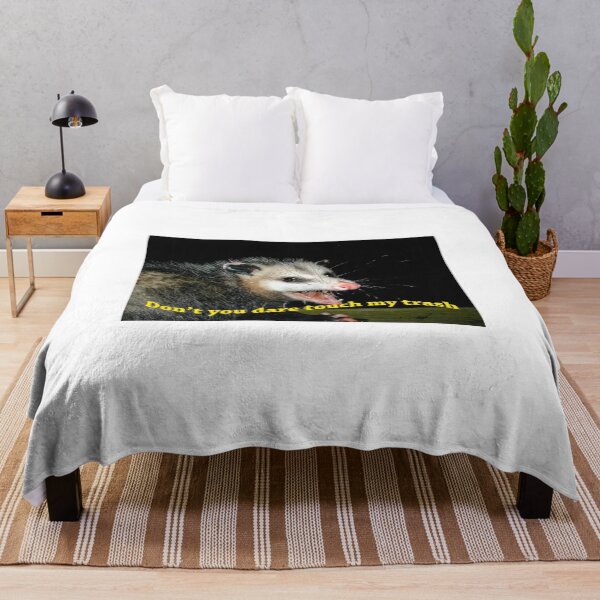 Item preview, Don't touch my trash opossum meme designed and sold by chase-the-girl.