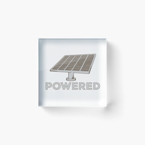 Item preview, Solar Panel Powered designed and sold by teesaurus.
