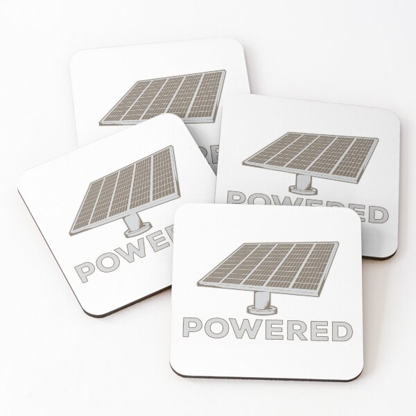Item preview, Solar Panel Powered designed and sold by teesaurus.