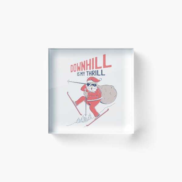 Item preview, Santa on skis. designed and sold by emphatic.