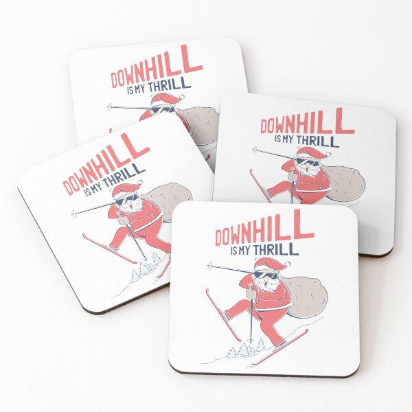 Item preview, Santa on skis. designed and sold by emphatic.