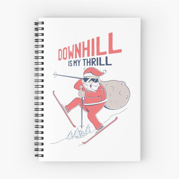 Item preview, Santa on skis. designed and sold by emphatic.
