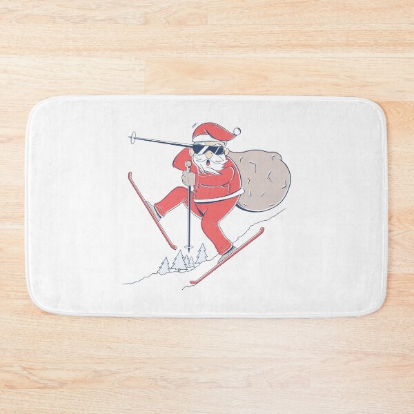 Item preview, Santa on skis. designed and sold by emphatic.