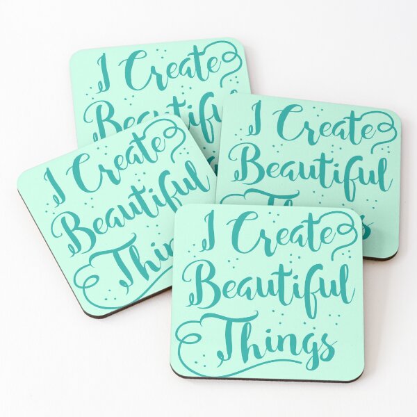 Item preview, I create Beautiful things (in aqua) designed and sold by jazzydevil.