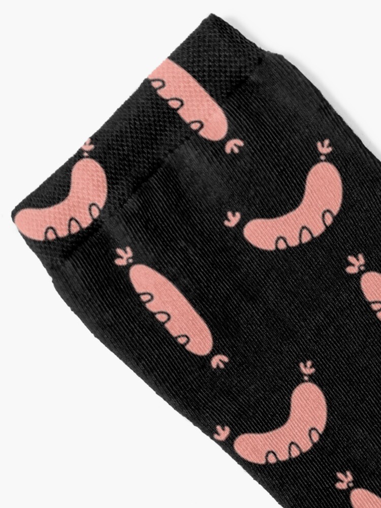 Alternate view of Sausages - the breakfast of champions Socks