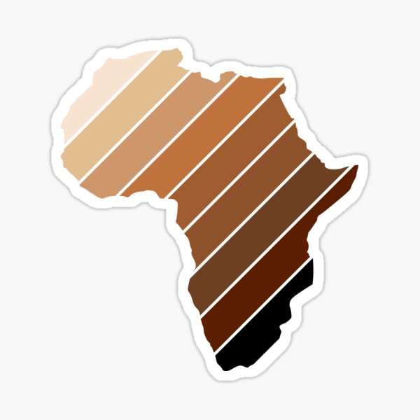 Artikel-Vorschau von Afrika Kontinent Melanin Braun Streifen Schattierungen Shirt, designt und verkauft von qualitytimes.