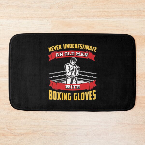 Item preview, Never Underestimate An Old Man With Boxing Gloves designed and sold by teesaurus.