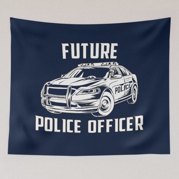 Item preview, Future Police Officer designed and sold by teesaurus.