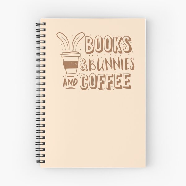 Item preview, books and bunnies and coffee designed and sold by jazzydevil.