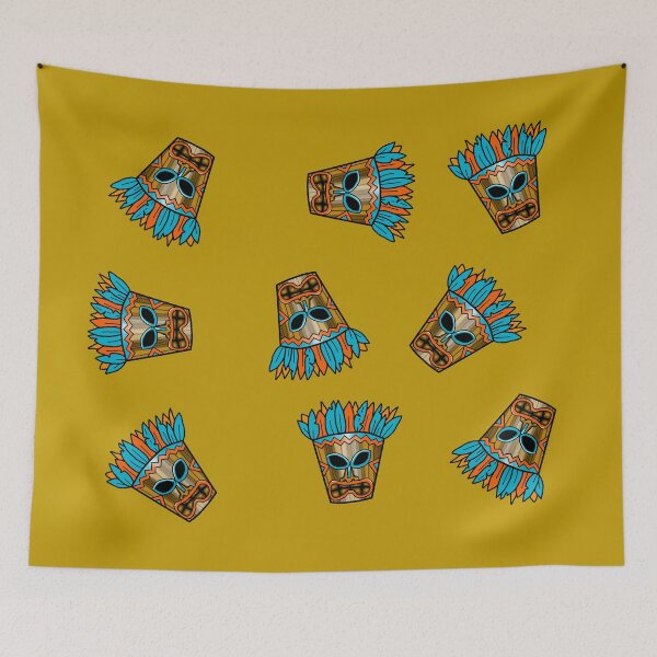 Item preview, Tiki Masks designed and sold by Jeremy Crotty.