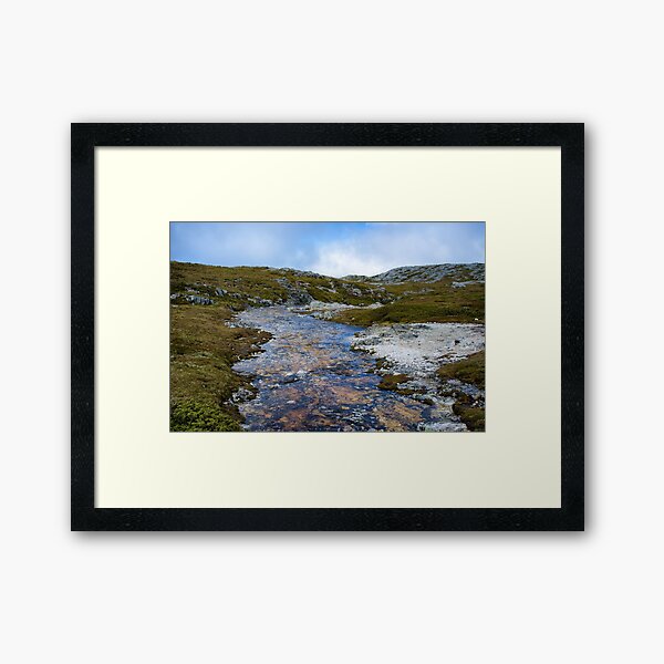Item preview, A High Altitude Mountain Stream Makes Its Way Across The High Plateau Cradle Mountain National Park Tasmania designed and sold by nickegglington.