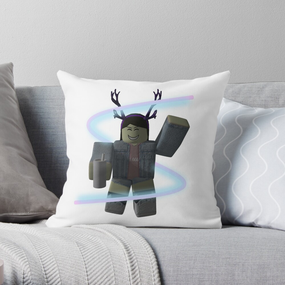 Glowing Hawk With Boba Throw Pillow By Hawkdesign Redbubble - for boba roblox