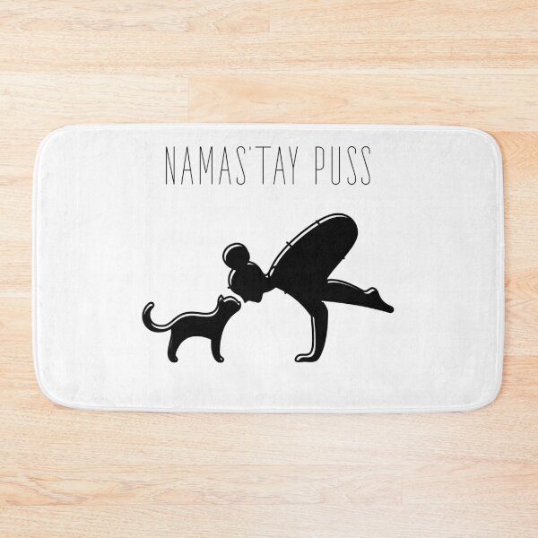 Aperçu de l'œuvre Namas’tay puss typography text art quote by Word Fandom - wordfandom créée et vendue par Kerry Pritchard.