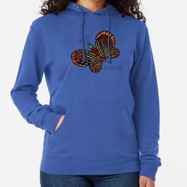 Donate Life Butterfly 1 Lightweight Hoodie