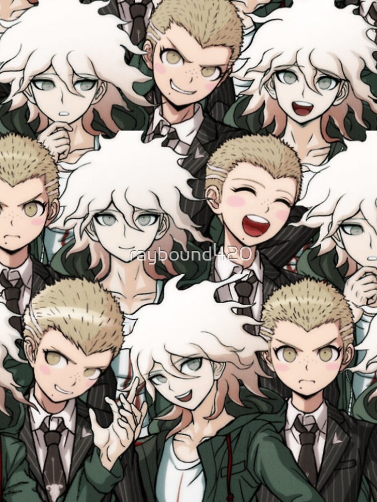 "Nagito Komaeda/Fuyuhiko Kuzuryu" Drawstring Bag for Sale by