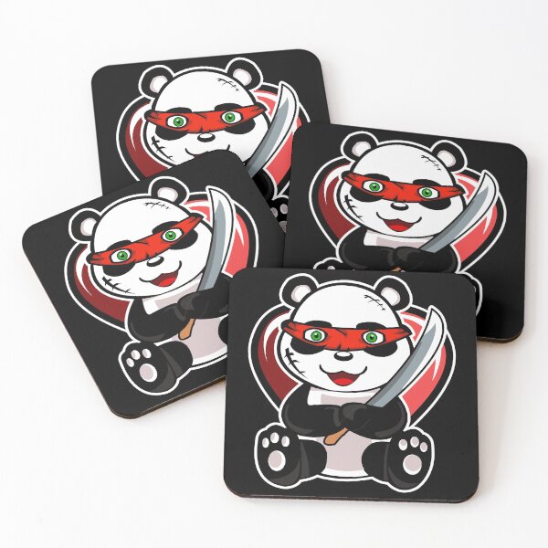 Item preview, Panda ninja fighter cartoon comic designed and sold by shurikaner.