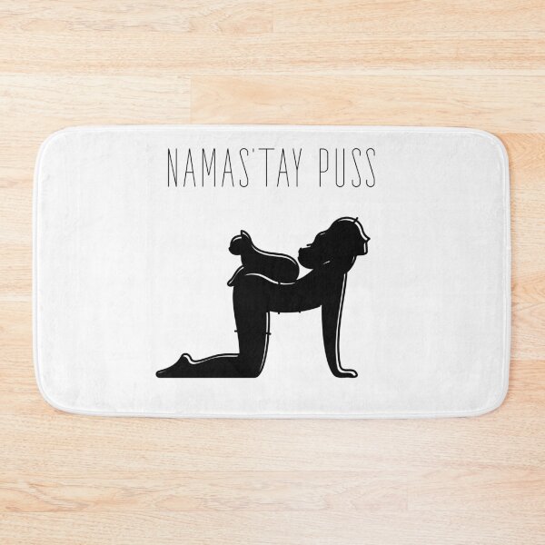 Aperçu de l'œuvre Namas’tay puss typography text art quote by Word Fandom - wordfandom créée et vendue par Kerry Pritchard.