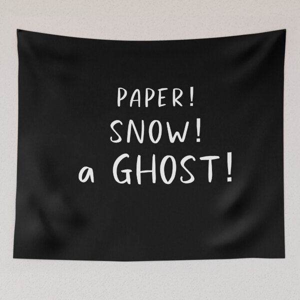 Item preview, JOEY Paper Snow A Ghost designed and sold by froggo tees.
