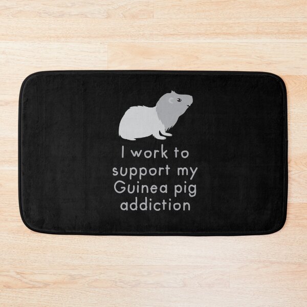 Item preview, I work to support my Guinea pig addiction designed and sold by jazzydevil.