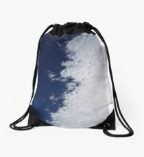 Cotton Ball Sky Drawstring Bag