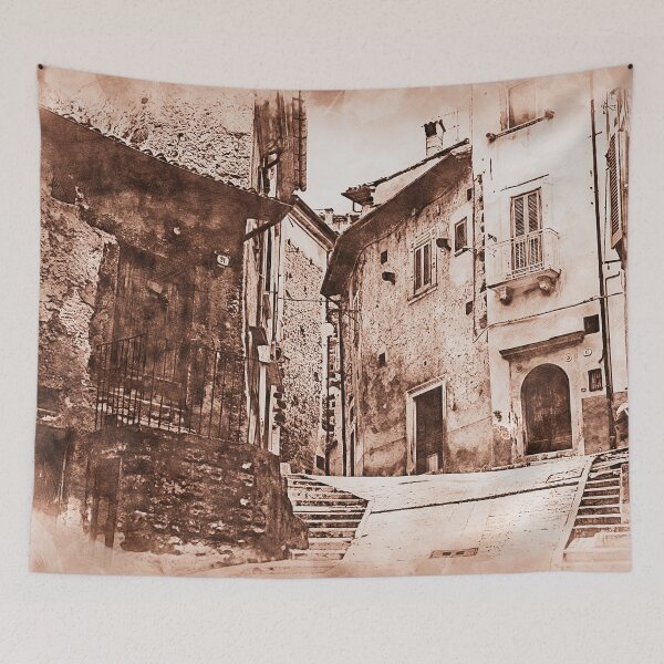Item preview, Scanno, an ancient italian town designed and sold by AM FineArtPrints.