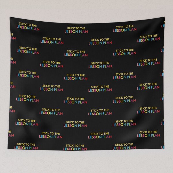 Item preview, Stick to the LESSON PLAN designed and sold by jazzydevil.