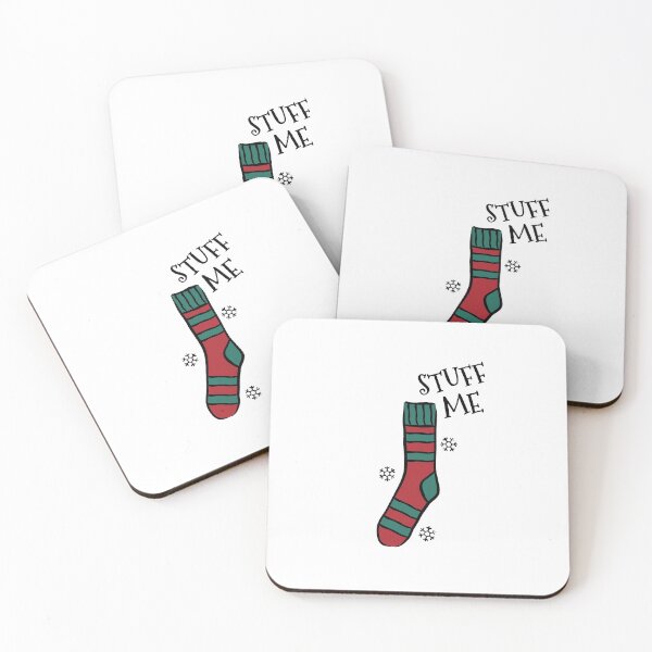 Item preview, Stuff Me Christmas Socks Happy Holiday designed and sold by wikawiki.
