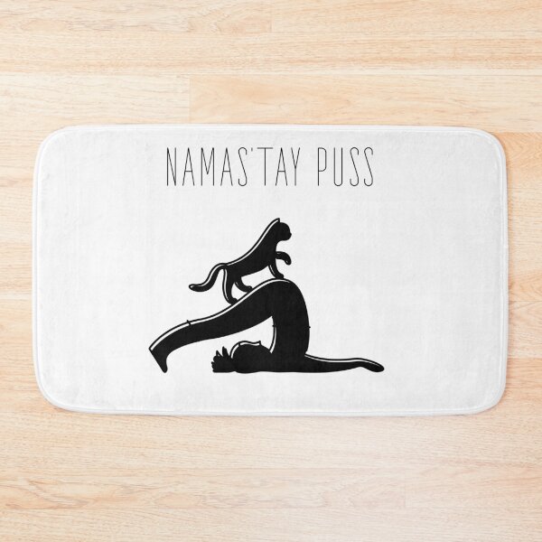 Aperçu de l'œuvre Namas’tay puss typography text art quote by Word Fandom - wordfandom créée et vendue par Kerry Pritchard.