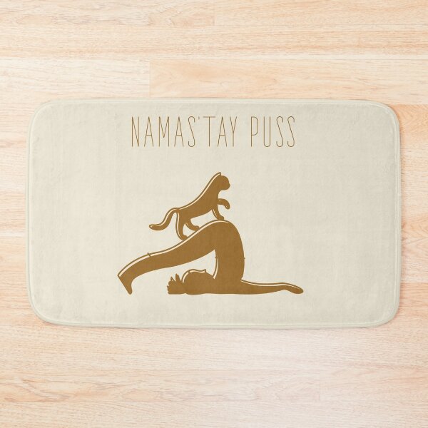 Aperçu de l'œuvre Namas’tay puss typography text art quote by Word Fandom - wordfandom créée et vendue par Kerry Pritchard.