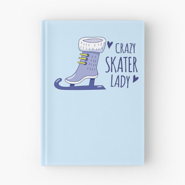 Item preview, Crazy Skater lady with blue skate designed and sold by jazzydevil.