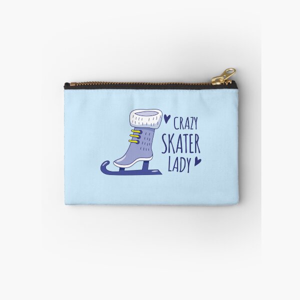 Item preview, Crazy Skater lady with blue skate designed and sold by jazzydevil.