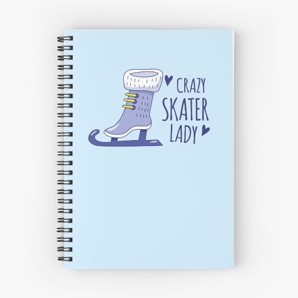 Item preview, Crazy Skater lady with blue skate designed and sold by jazzydevil.