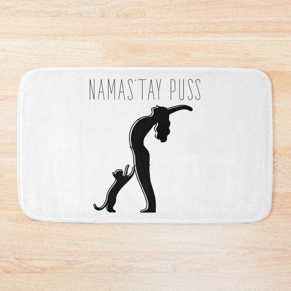 Aperçu de l'œuvre Namas’tay puss typography text art quote by Word Fandom - wordfandom créée et vendue par Kerry Pritchard.